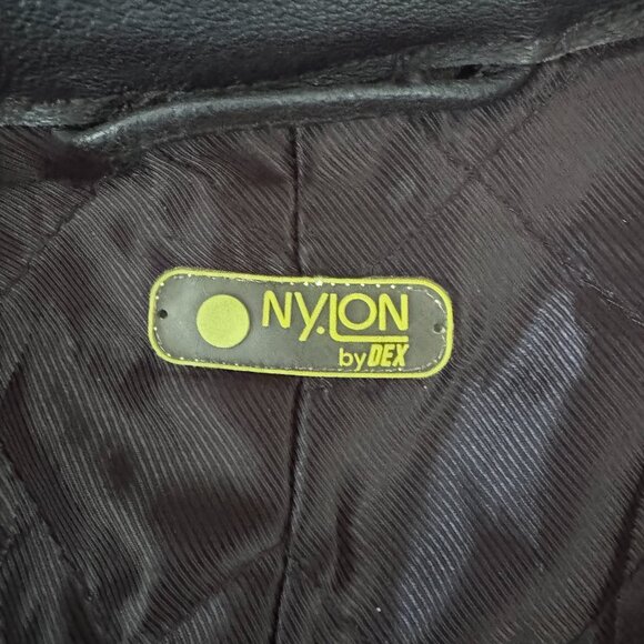 Nylon by Dex - Long Brown Leather Coat with Belt - Picture 13 of 15